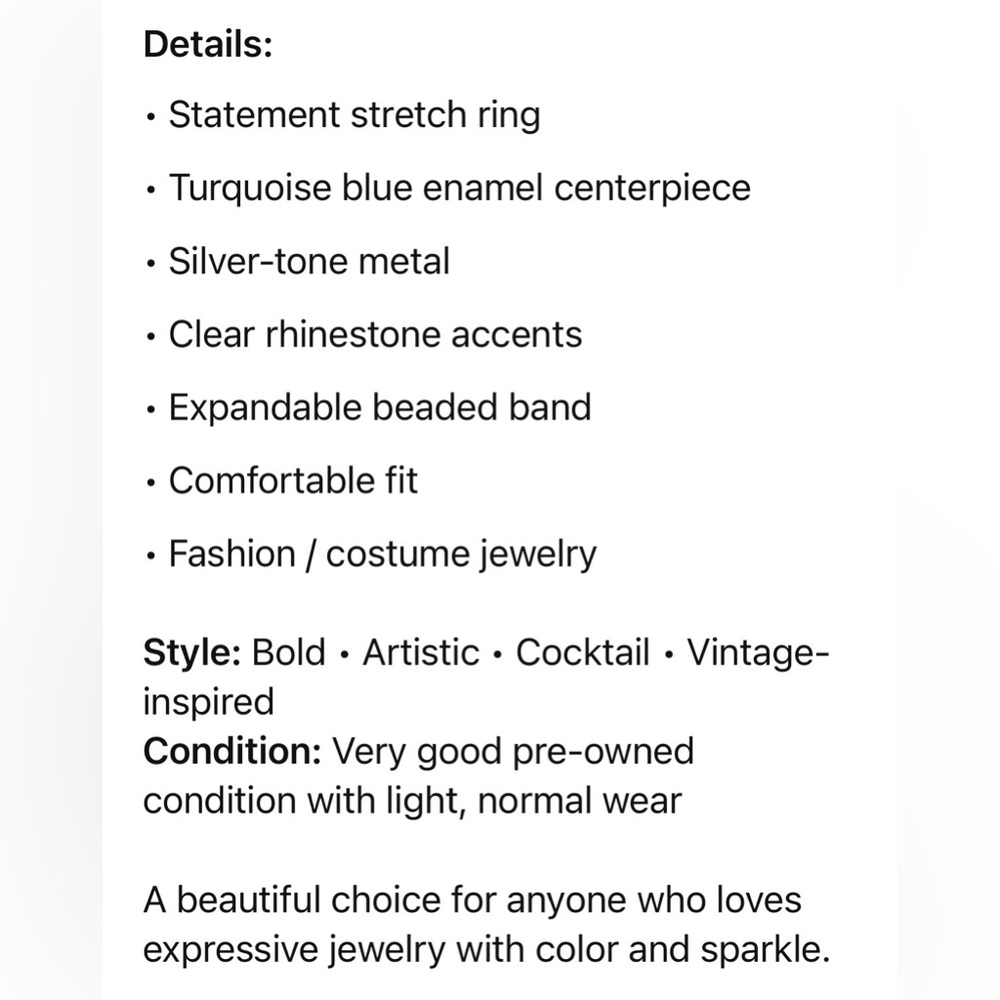 Statement Flower Ring - image 4